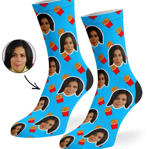 Blue Chicken Nuggets Socks