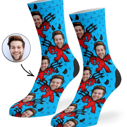 Blue Devil Me Socks