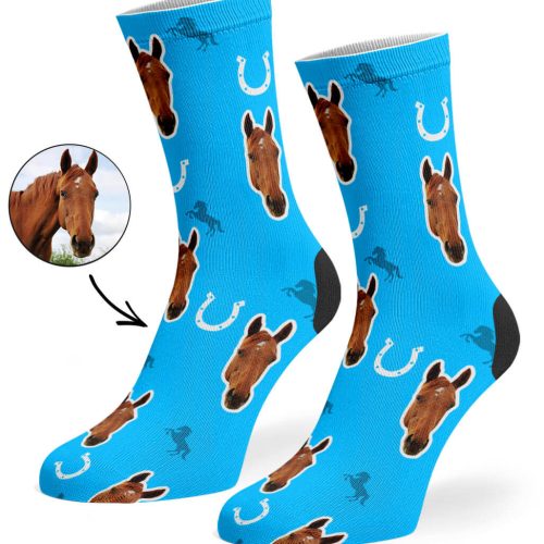 Blue Your Horse on Socks