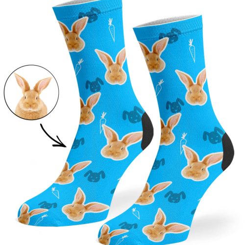 Blue Your Rabbit on Socks