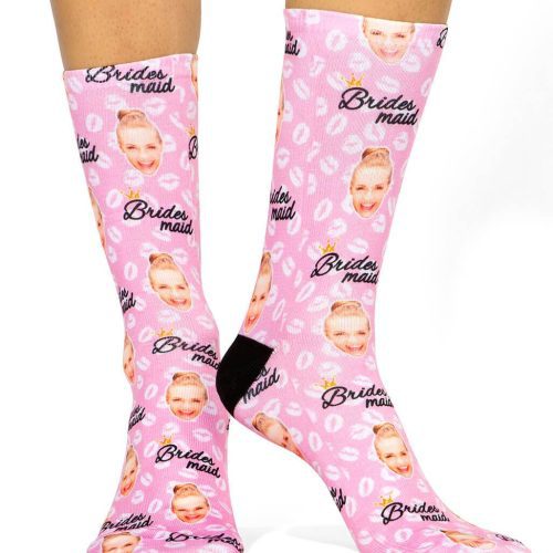 Bridesmaid Face Socks