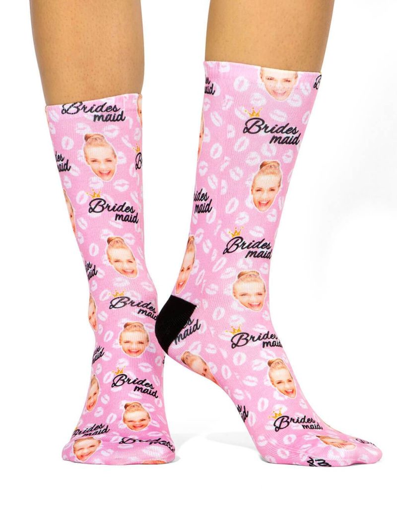 Bridesmaid Face Socks