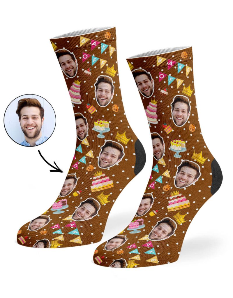 Brown Bake Off King Socks