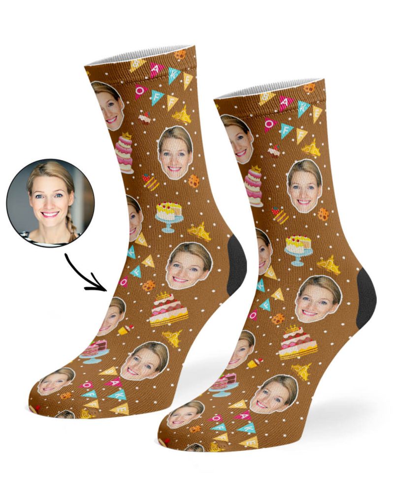 Brown Bake Off Queen Socks