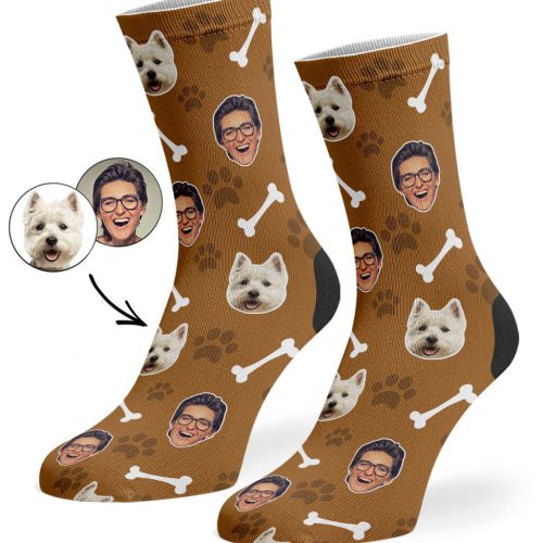 Brown Dog Owner Socks