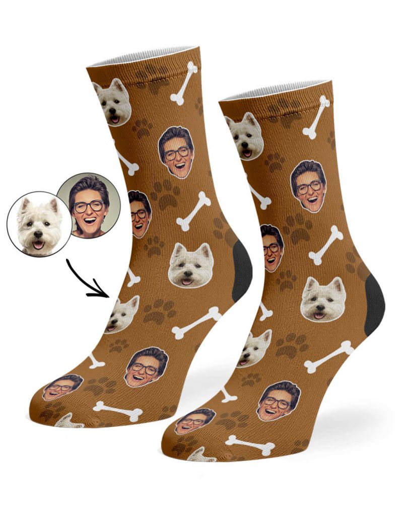 Brown Dog Owner Socks