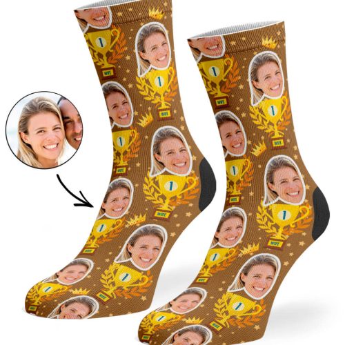 Brown Trophy Wife Socks