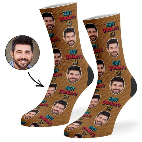 Brown Father s Day Socks