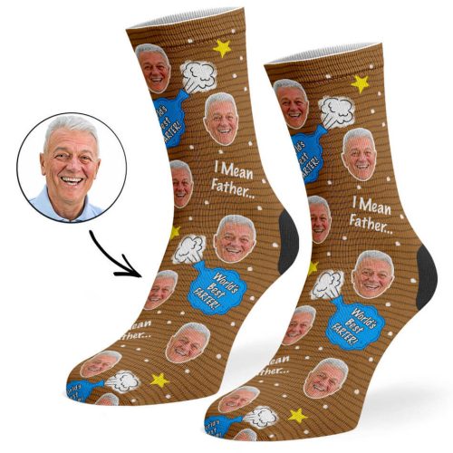 Brown World s Best Farter Socks