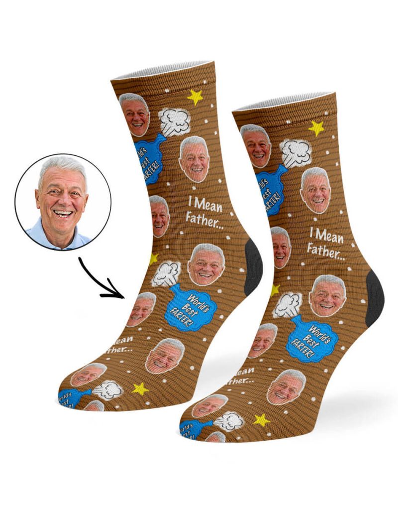 Brown World s Best Farter Socks