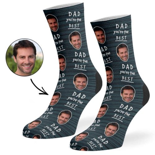 Charcoal Dad You re The Best Socks