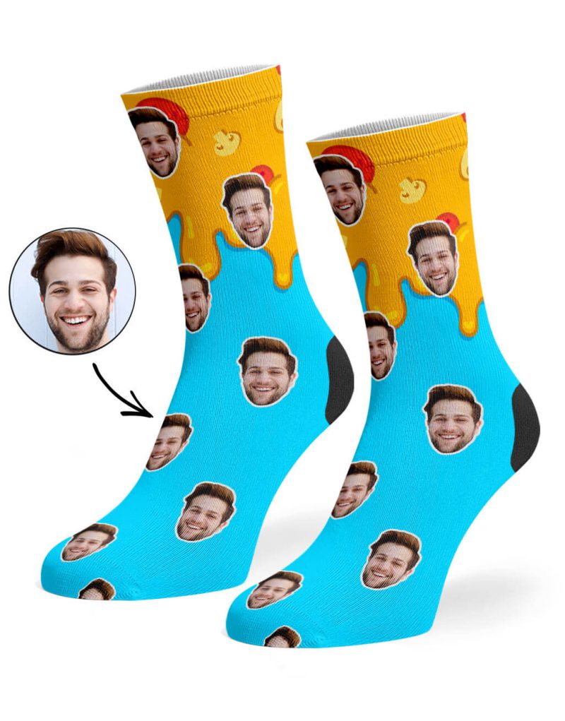 Cheesy Feet Face Socks 08288512 26fa 4e1f b946 53d43b1e709a