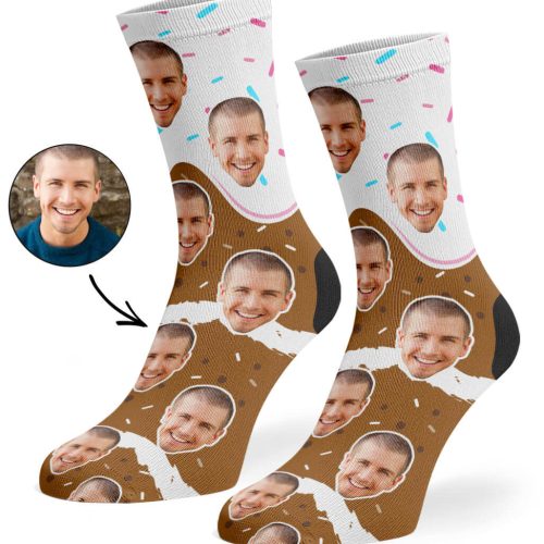 Chocolate Birthday Cake Socks