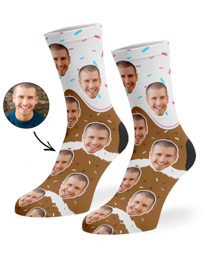 Chocolate Birthday Cake Socks