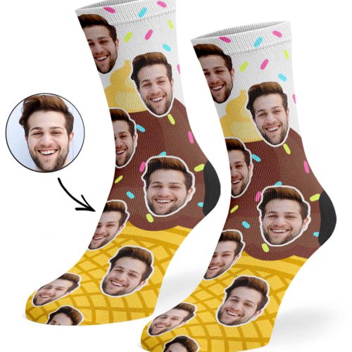 Chocolate Ice Cream Socks