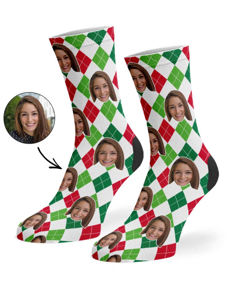 Christmas Diamond Socks