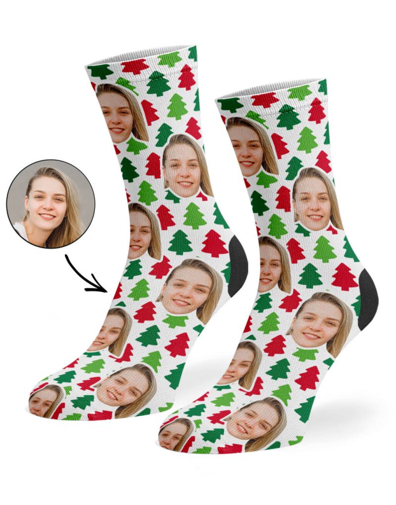 Christmas Trees Socks