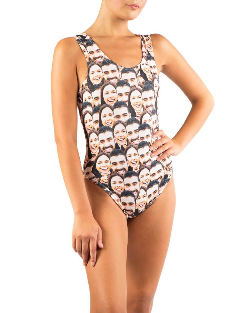 Couple Face Mash Swimsuit2