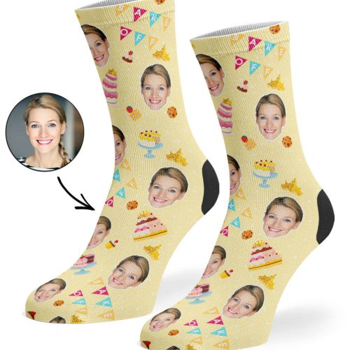 Cream Bake Off Queen Socks