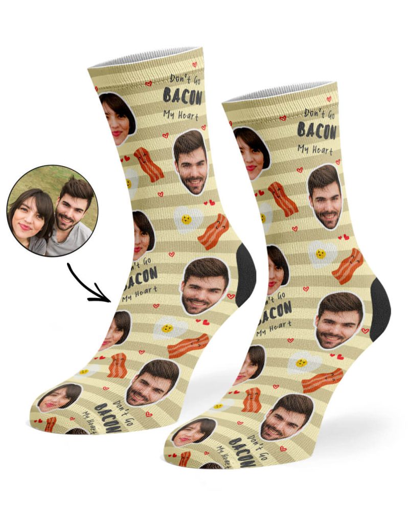 Cream Don t Go Bacon My Heart Socks