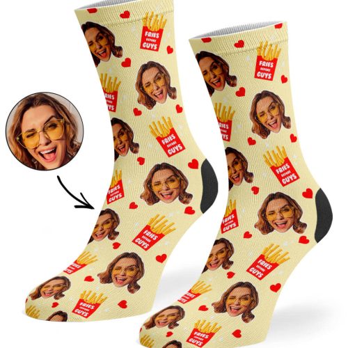 Cream Fries Before Guys Socks