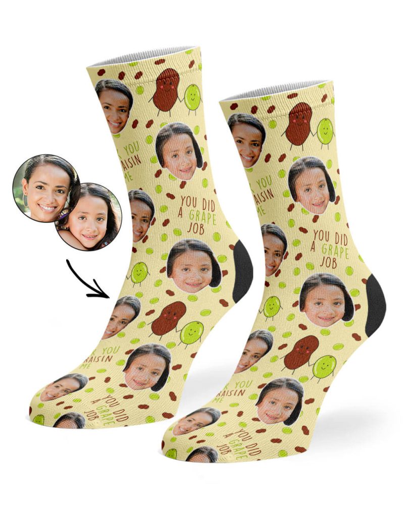 Cream Raisin Me Socks