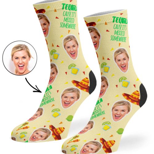 Cream Tequila Socks