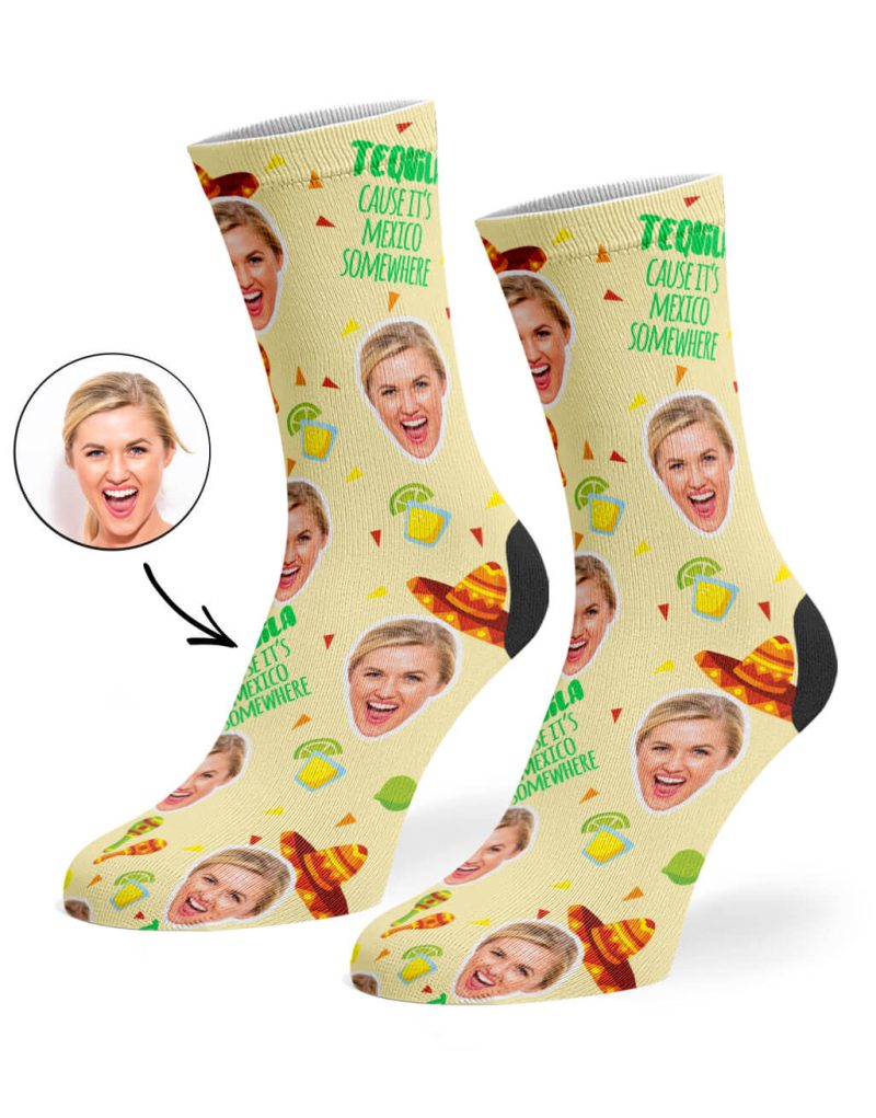 Cream Tequila Socks