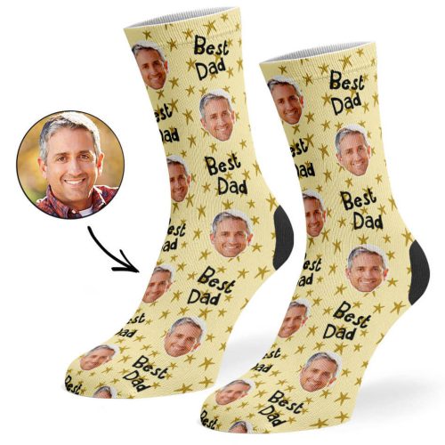 Cream Best Star Dad Socks