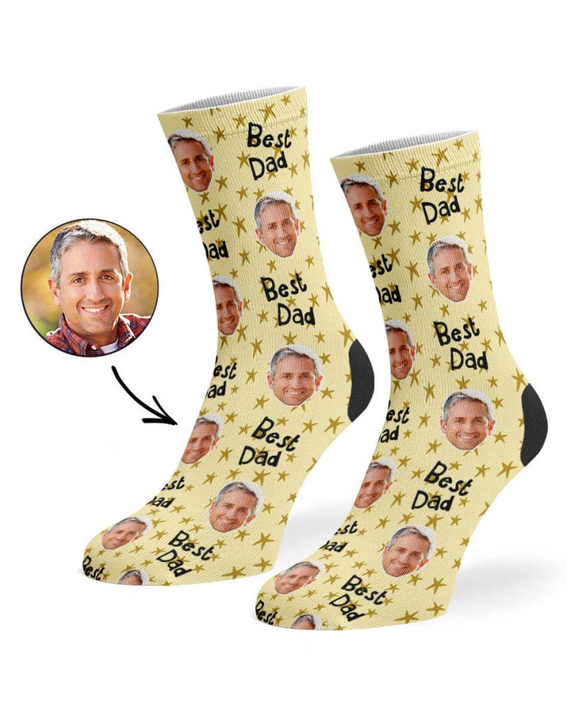 Cream Best Star Dad Socks