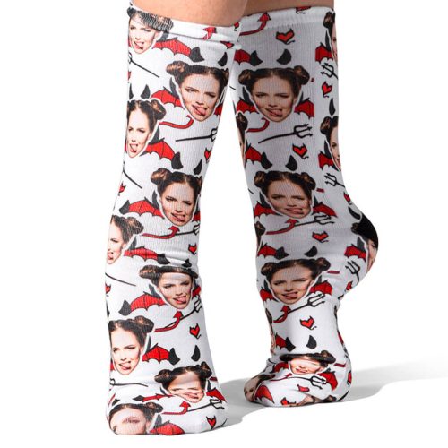 Devil Face Socks