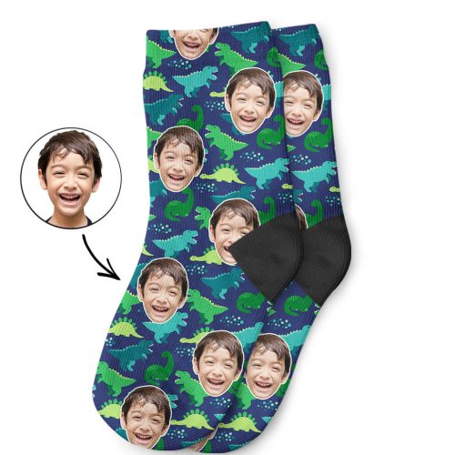 Dinosaur Pattern Kids Socks Gift