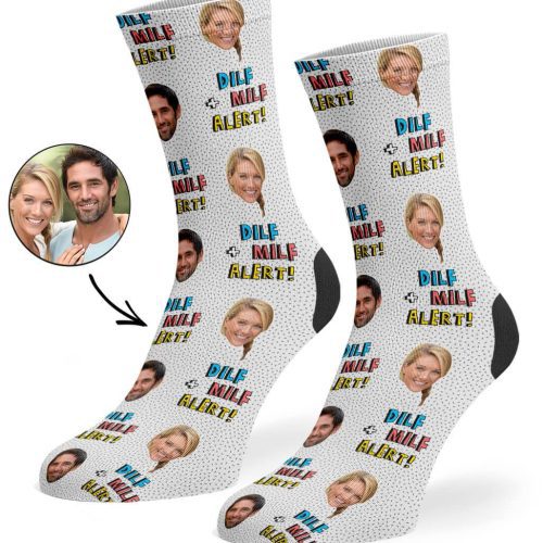 Dilf & Milf Alert Custom Socks