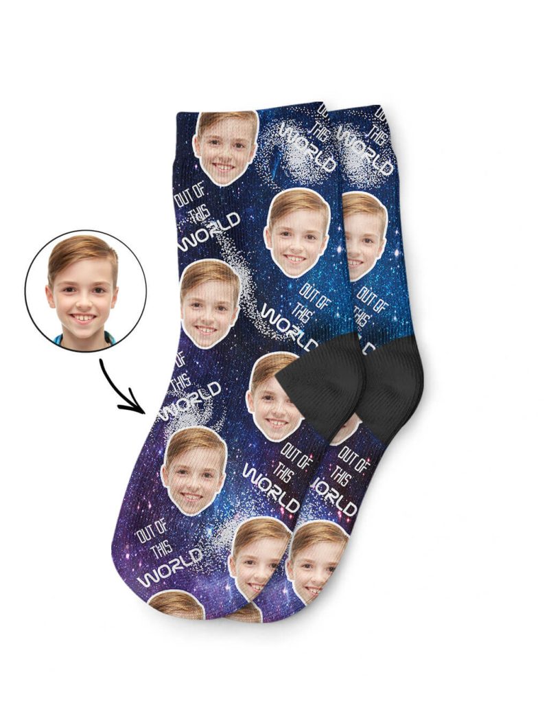 Face Galaxy Socks