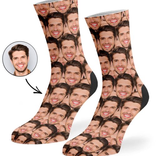 Face Mash Socks Men