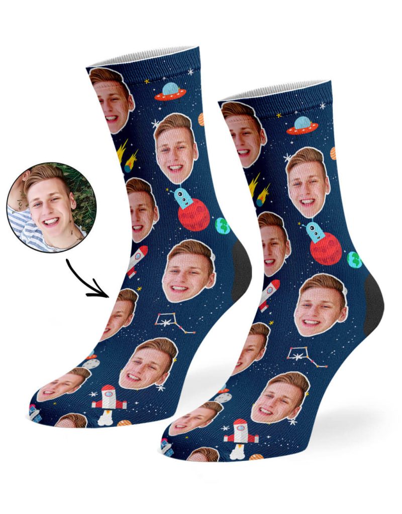 Face Space Socks