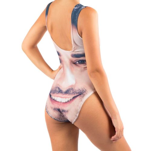 Face Splat Swimsuit Back