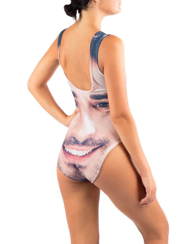 Face Splat Swimsuit Back