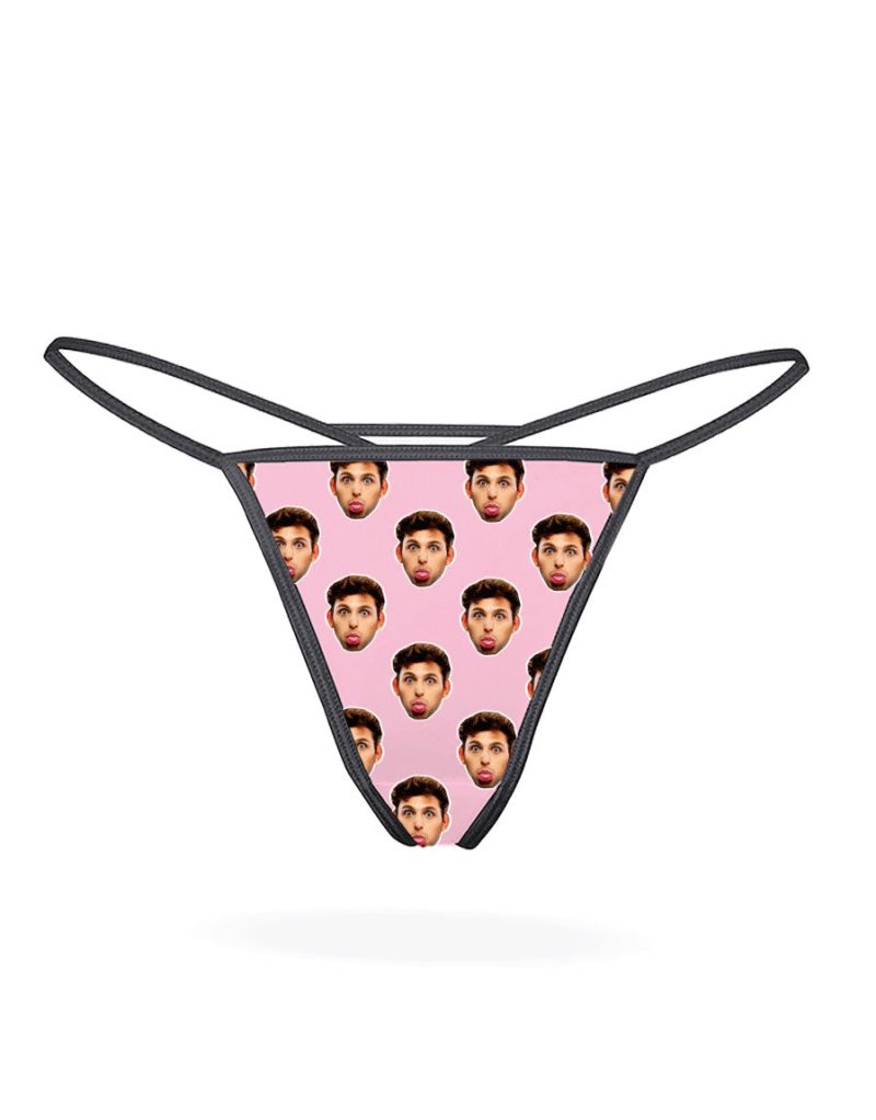 Face babypink thongs