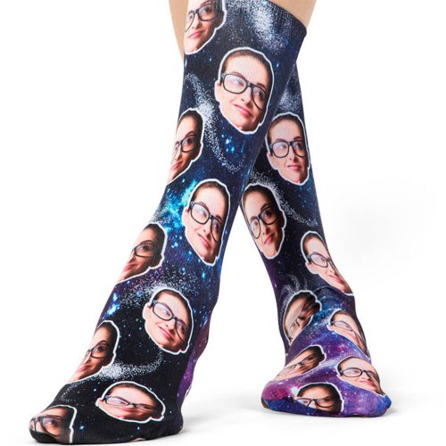 Face Galaxy Socks