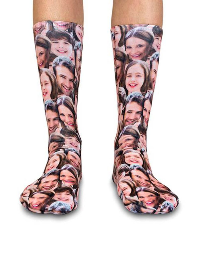 Family Face Mash Up Socks 1