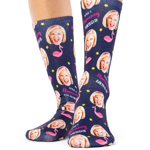 Flamazing Birthday Socks