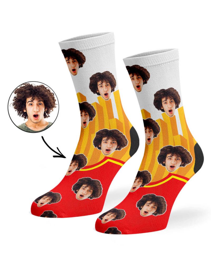 Fries Face Socks 9b15147a dff9 4e71 8452 e8deda8e0971