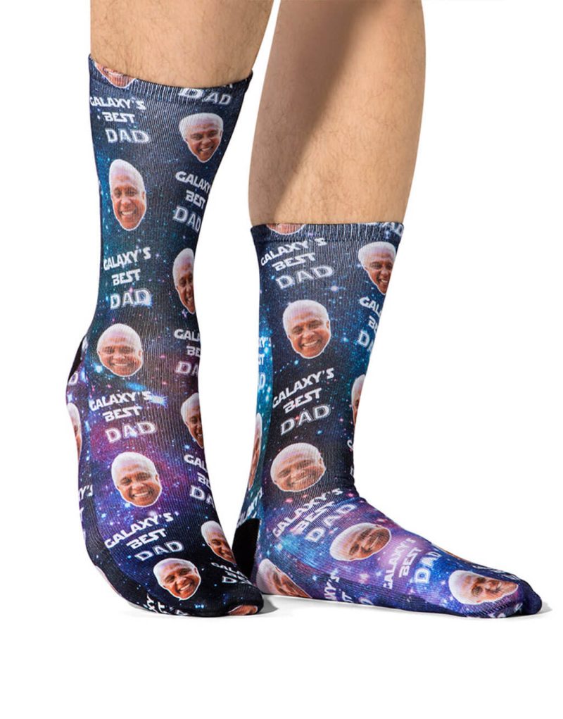 Galaxy s Best Dad Socks