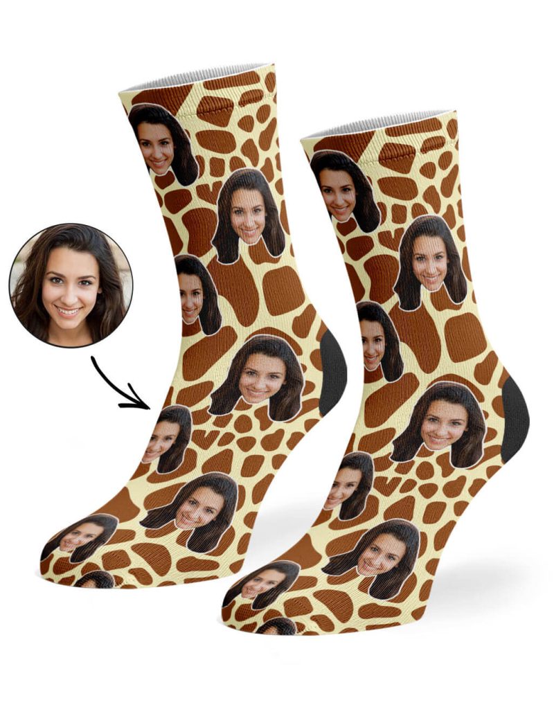 Giraffe Print Face Socks e196d98c 1931 4fa4 87cd 2854f4b8b9fe