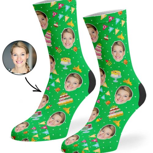 Green Bake Off Queen Socks