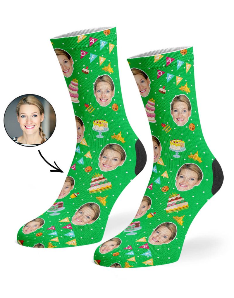 Green Bake Off Queen Socks