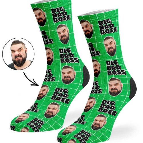 Green Big Bad Boss Socks