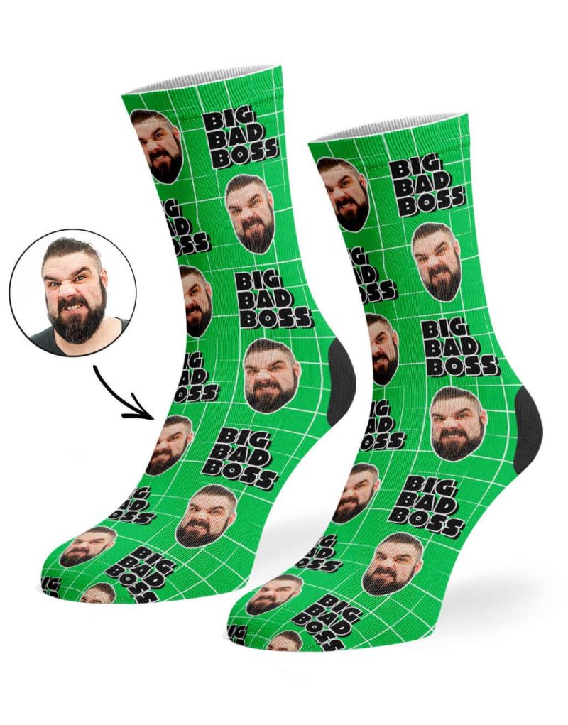 Green Big Bad Boss Socks