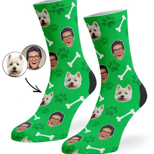 Green Dog Owner Socks